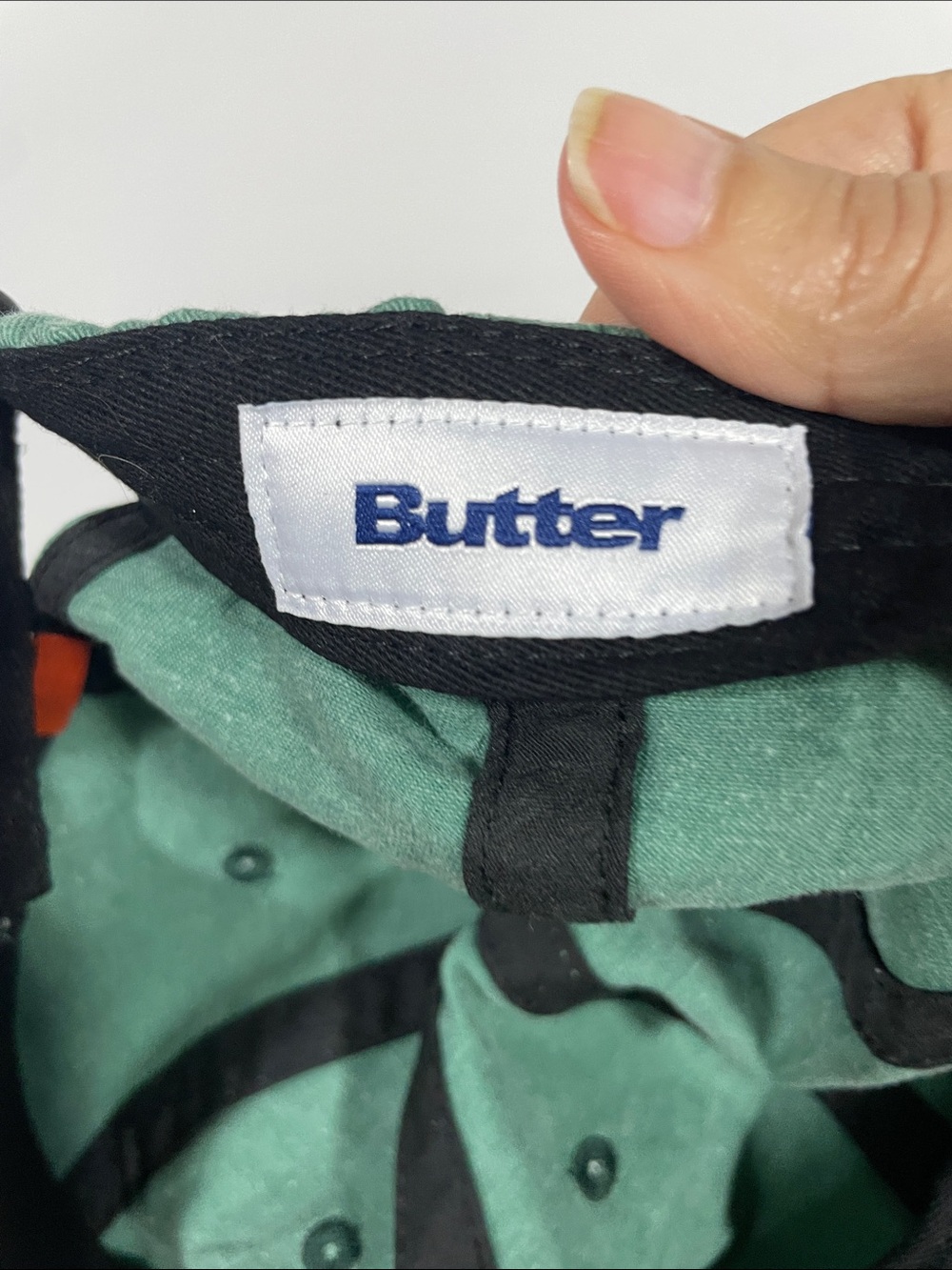 Butter Green Washed Baseball Cap - Picture 5 of 5